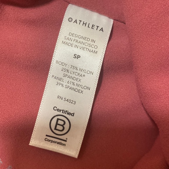 Athleta Luxe Mesh 7/8 Tight Leggings #340N - Picture 5 of 5